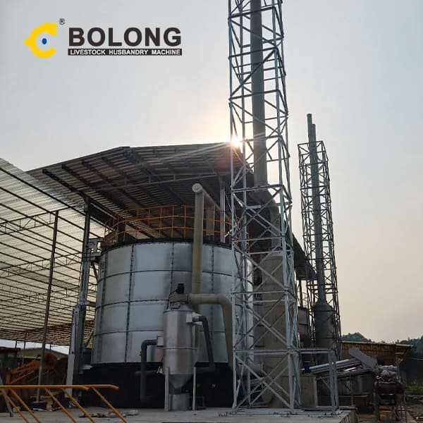Low energy consumption aerobic composting machine price